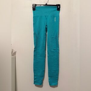 Gymshark Teal Energy Seamless Leggings XS